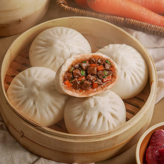 中华老字号！同庆楼 红烧牛肉包 500g*2袋 ￥28.5