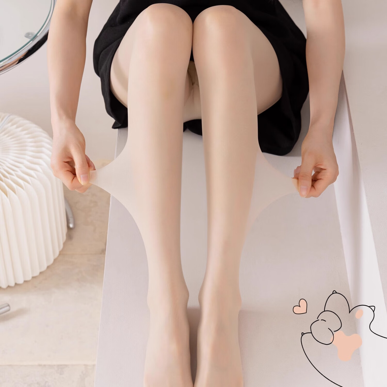 妮轻猫爪肉色丝袜女防勾丝薄款春夏季美肤光腿神器春秋肤色超薄连裤袜 自然肤 1条 均码 2条[适合80-135斤] 13.4元（需领券）