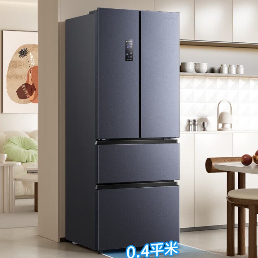 海信（Hisense）冰箱四开门法式冰箱一级能效家用小型一级节能无霜冰箱双变频家电国家补贴以旧换新BCD-318WNK1DPT 1299.04元（需领券）