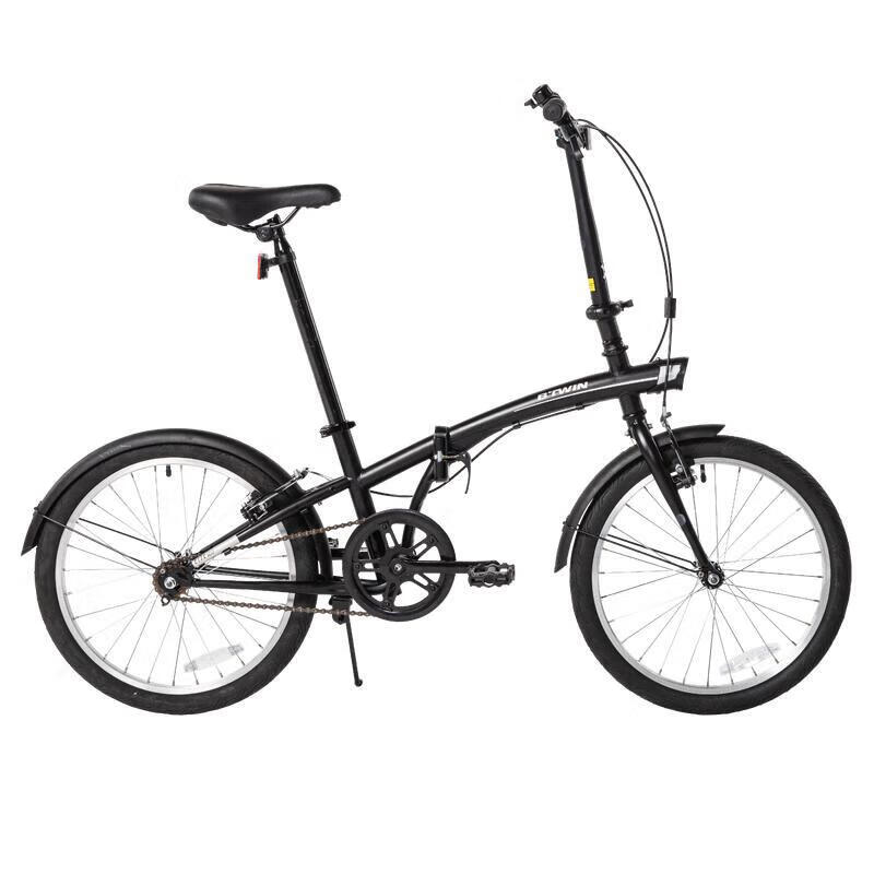 迪卡侬 DECATHLON TILT 100 折叠自行车 8480236 黑色 券后780元