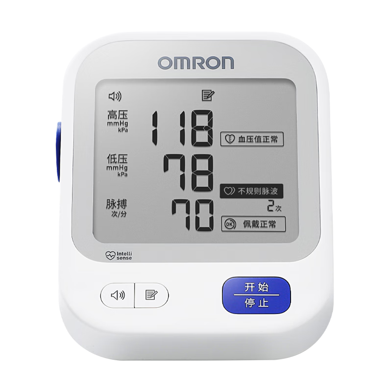 限地區(qū)，國補：歐姆龍（OMRON）【行業(yè)熱銷】電子血壓計血壓儀家用血壓測量儀器醫(yī)用高精準U726J 158.3元