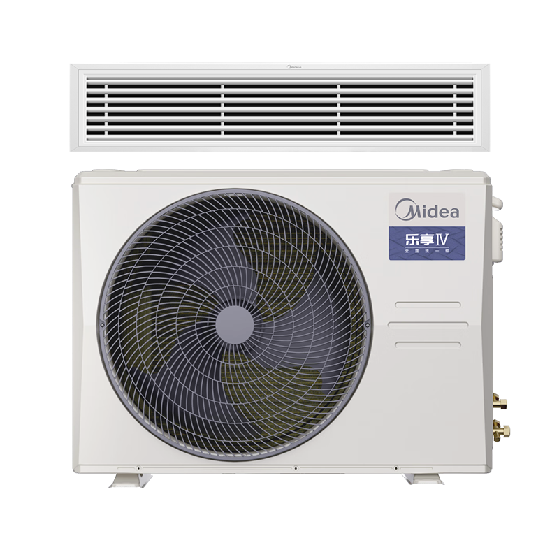 PLUS会员：Midea 美的 大4匹 乐享四代 风管机一拖一 新一级能效 嵌入式 中央空调 KFR-100T2W/B3-LX(1)Ⅳ 6770.4元包邮