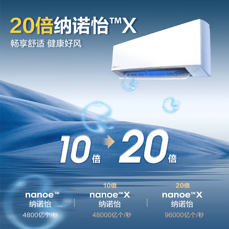 松下 Panasonic 滢风2代 ZY35K410 壁挂式空调 新一级能效 1.5匹 券后2436.24元