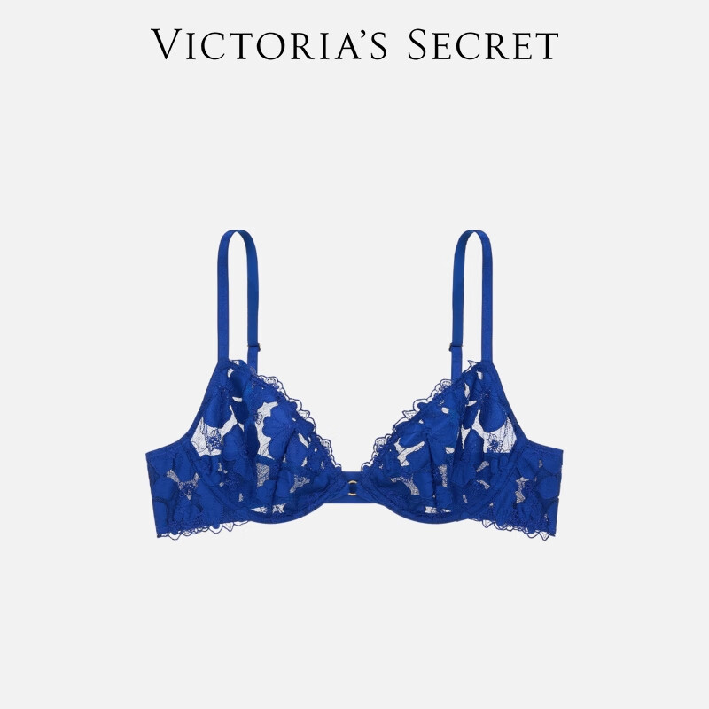 VICTORIA\'S SECRET 經(jīng)典時尚文胸胸罩女士內(nèi)衣1 54M6寶藍(lán)色-超薄杯 11251813 70C （32C） 53.2元（需買2件，需用券）
