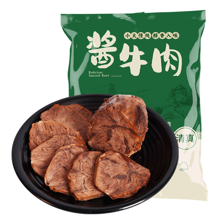 百里炙 國產(chǎn)醬牛腱子 150g*4包*4件 162.72元（需領券，合40.68元/件）