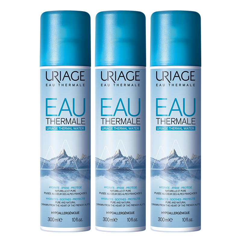 依泉（Uriage）活泉保湿喷雾300g*3保湿补水舒缓 爽肤水 换季维稳 法国进口 208元（合104元/件）