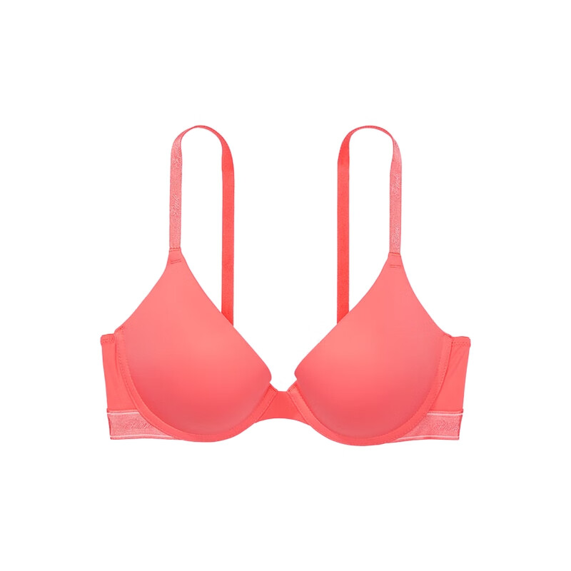 VICTORIA\'S SECRET 經(jīng)典時(shí)尚文胸胸罩女士?jī)?nèi)衣1 0LYF珊瑚橘-聚攏款 53.2元（需買2件，需用券）
