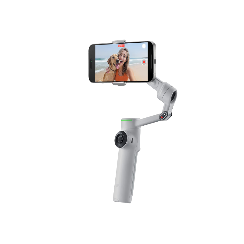 再降价、PLUS会员：（Insta360）影石 Flow 2 Pro 手机稳定器手持云台 三轴增稳防抖智能跟拍vlog直播（遐想灰 创作套装） 729.82元（需领券、领30元京豆后）