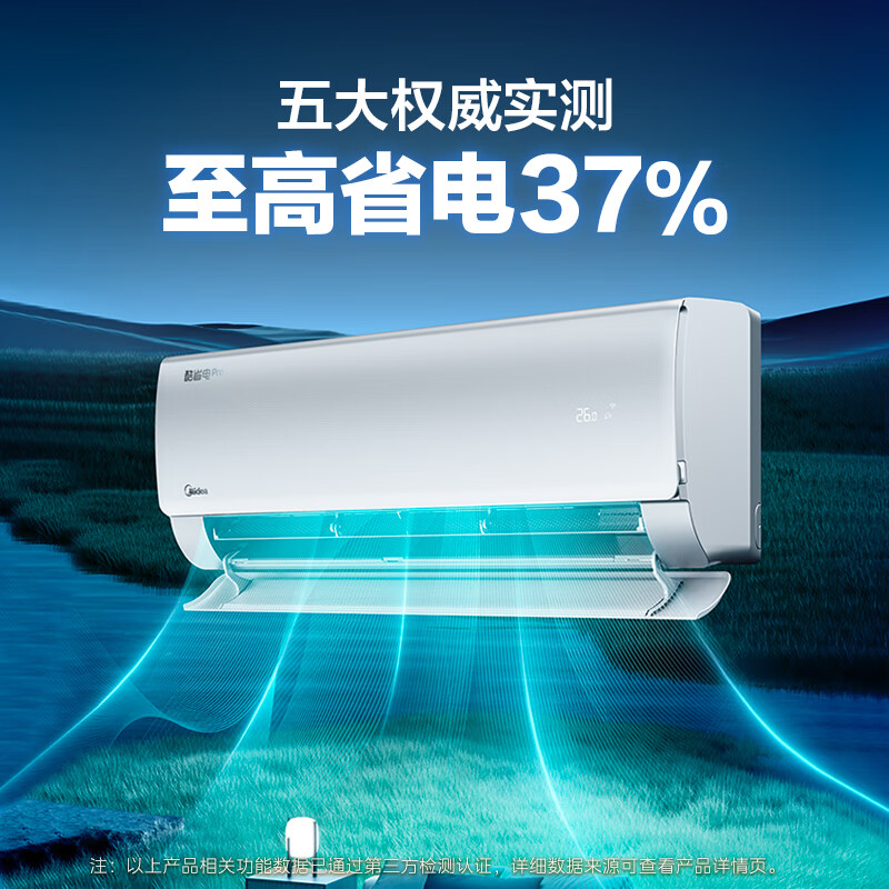 美的 酷省电pro系列 KFR-35GW/N8KS1-1P 新一级能效 壁挂式空调 1.5匹 1544.64元