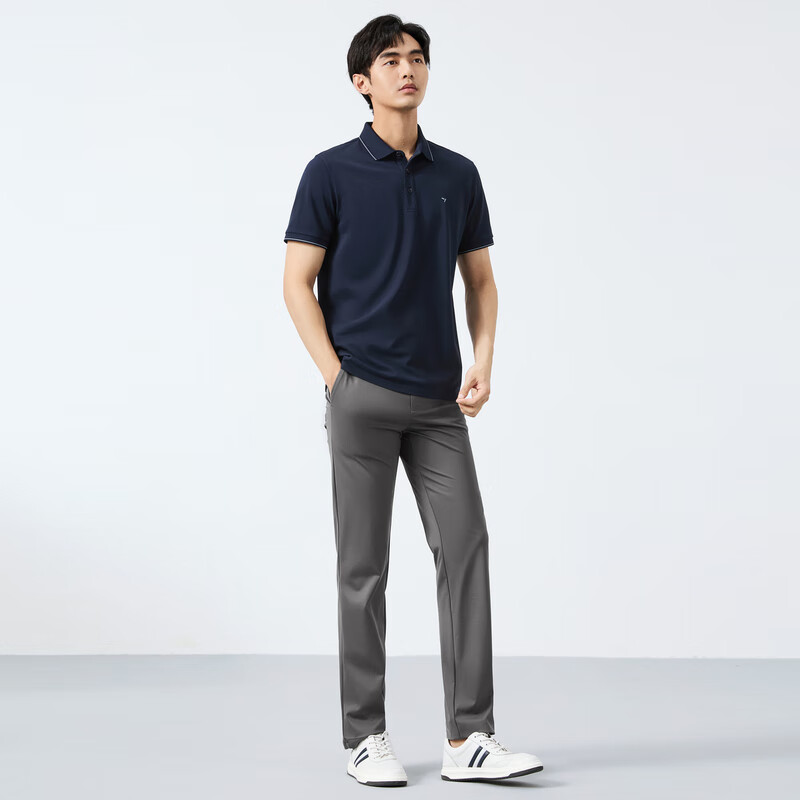 柒牌 超值神车！POLO*2件+休闲裤*1件+圆领短袖*1件 4件组合套装 265元