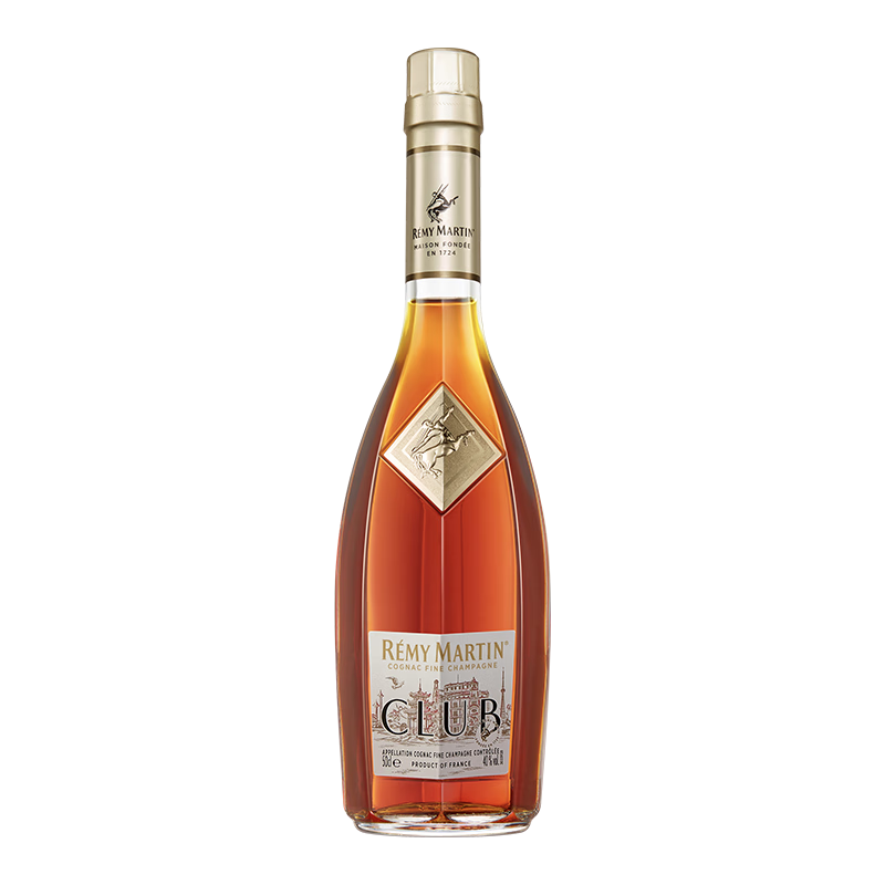 plus、需首購：人頭馬（Remy Martin） 洋酒 CLUB優(yōu)質香檳區(qū)干邑白蘭地 500ml 潮汕限量版 390.55元（400.55元+返卡10元）