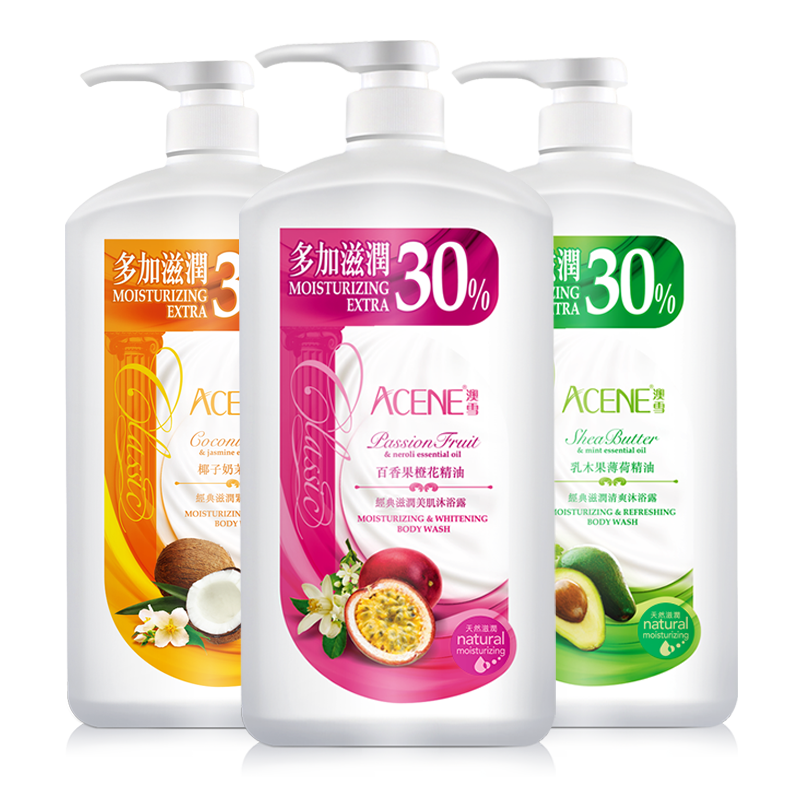 澳雪 滋润沐浴露 750ml*3瓶 乳木果薄荷+百香果橙花+椰子奶茉莉 19.41元（需领券，合6.47元/瓶）