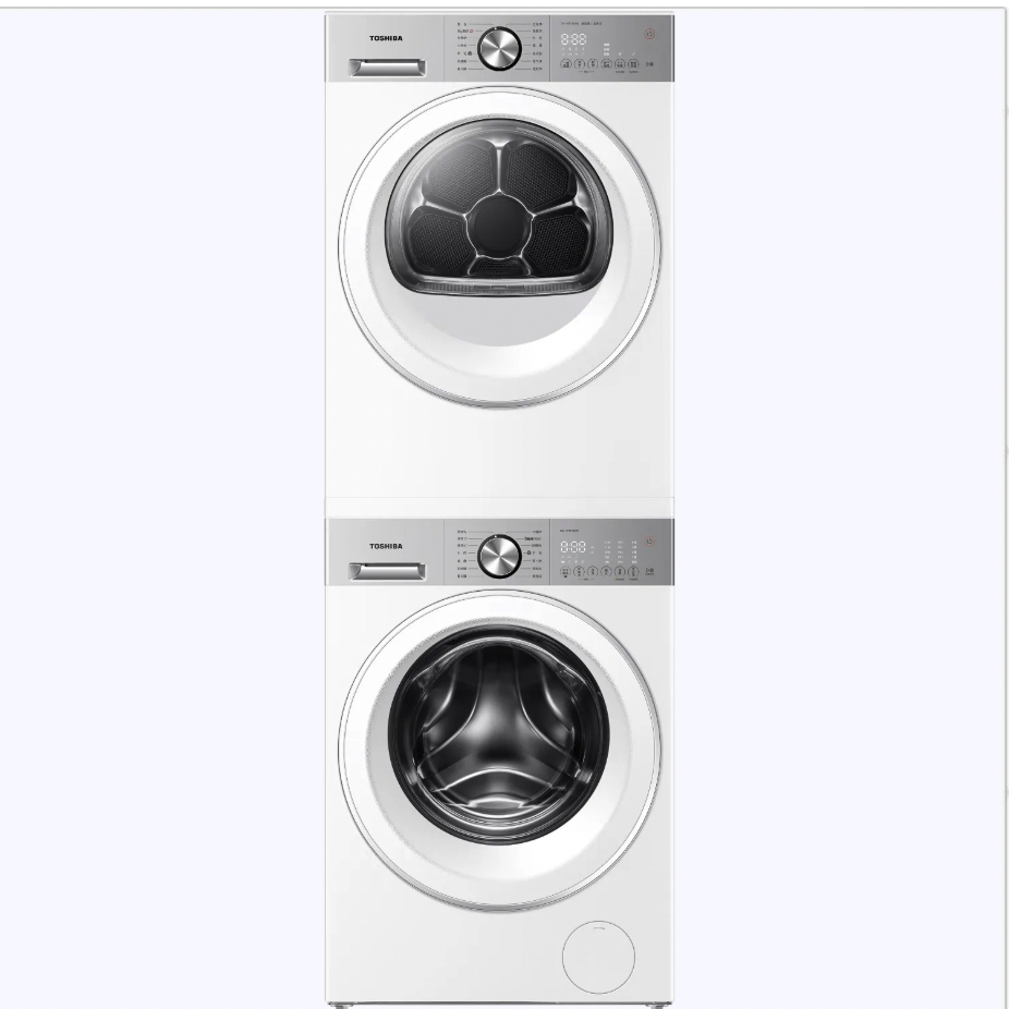國家補(bǔ)貼：東芝 玉兔2.0高奢全變頻洗烘套裝10KG滾筒洗衣機(jī)+變頻熱泵烘干機(jī) 券后7577.05元