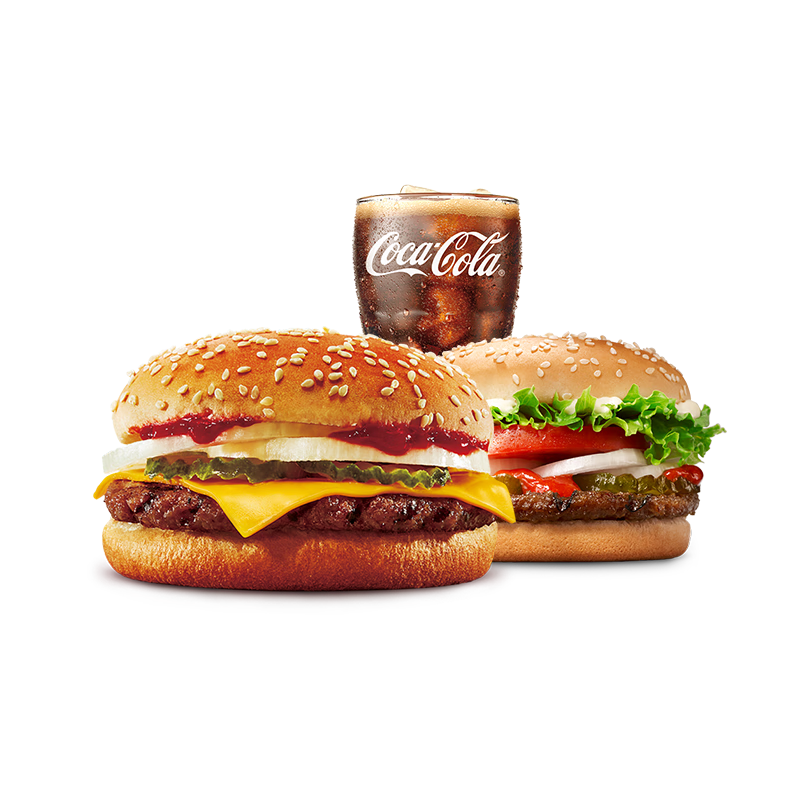 汉堡王 牛牛双堡饮料3件套 单次券 到店兑换电子券 16.9元（需领券）