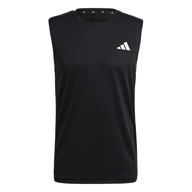 adidas簡約速干舒適運動健身圓領(lǐng)背心男裝 68.2元（需領(lǐng)券）