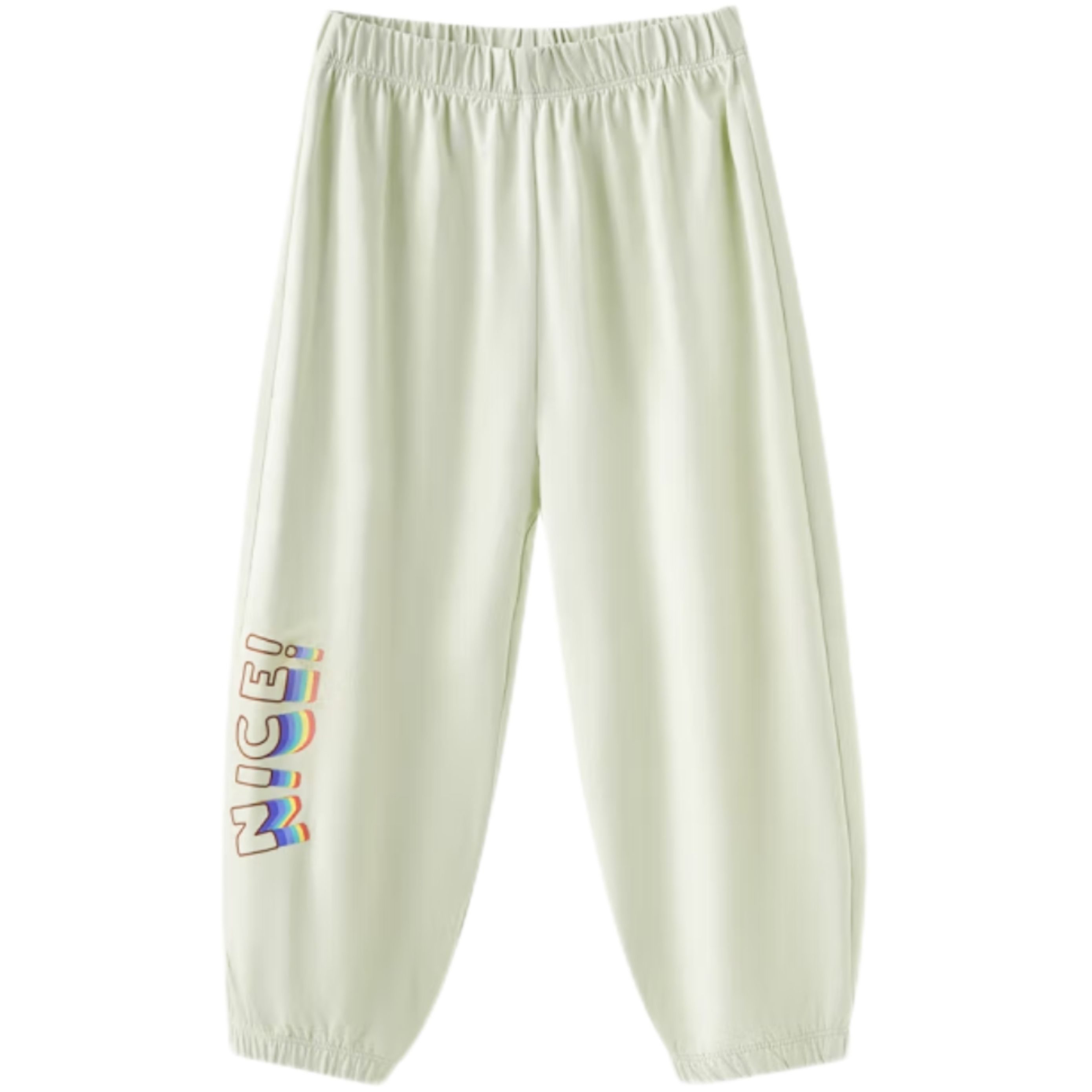 aqpa【UPF50+】?jī)和澴臃牢醚澫募颈】钸\(yùn)動(dòng)褲防曬嬰幼兒速干長(zhǎng)褲 抹茶綠【美好的】 110 29元（需領(lǐng)券）