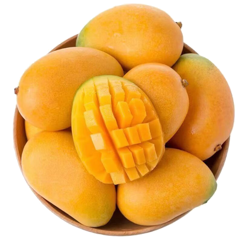 三亞小臺農(nóng)芒果新鮮小臺芒當(dāng)季臺芒1斤單果70-100克 3.4元