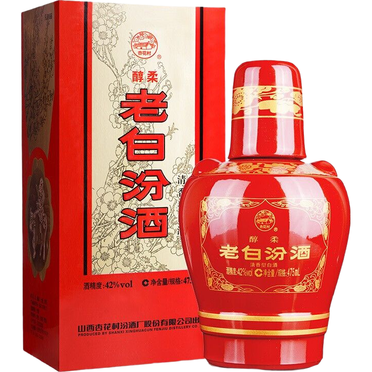 plus会员：汾酒 白酒 老白汾醇柔 清香型 42度475ml单瓶装 返后156.04元（合78.02元/件）