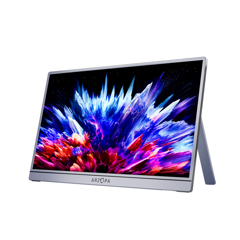 ARZOPA阿卓帕16.1英寸100﹪sRGB 便携式显示器 电脑手机笔记本直连扩展屏 SWITCH显示副屏 A1C太空灰 316.93元