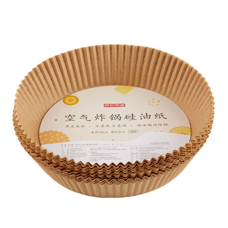 京东京造 空气炸锅纸 16*4.5cm 100只 券后10.9元