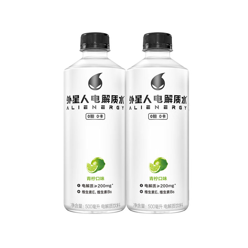 外星人饮料 外星人电解质水500ml*12瓶15瓶装荔枝味含维生素饮料0糖0卡多口味混合装 500ml*2瓶 5.9元