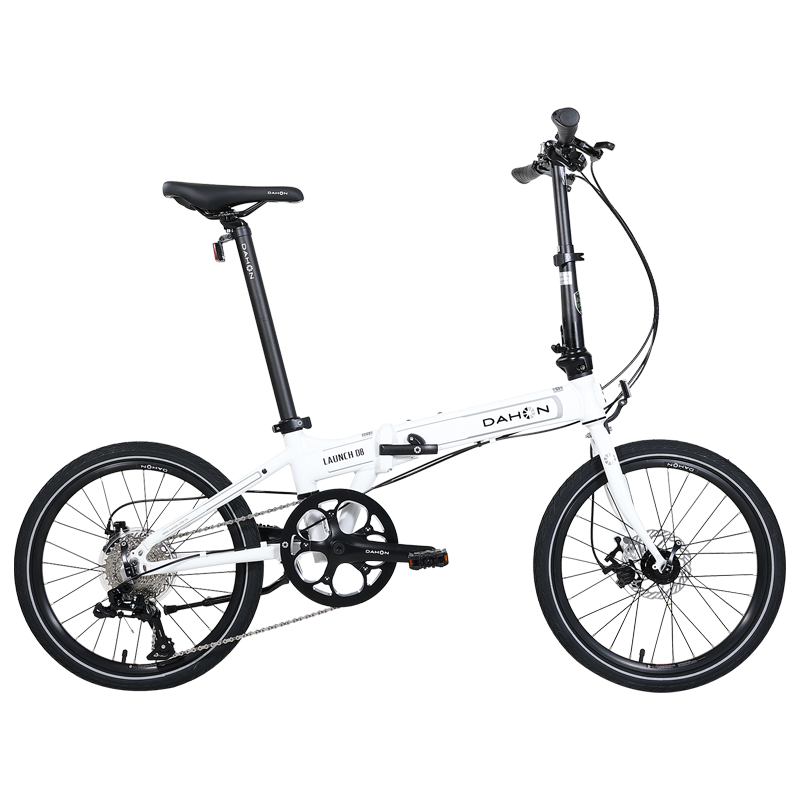Plus会员:DAHON 大行 D8折叠自行车20英寸8速超轻铝合金线碟刹KBA083 釉白 2628.16元
