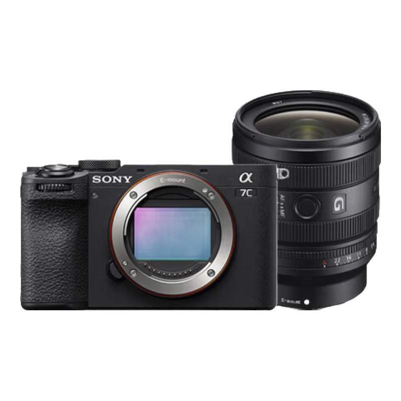索尼（SONY）【國家補(bǔ)貼】Alpha 7C II 全畫幅微單相機(jī) 黑色+SEL2450G新品標(biāo)準(zhǔn)變焦鏡頭套裝 AI智能芯片 17122.79元包郵（單相機(jī)10593元）