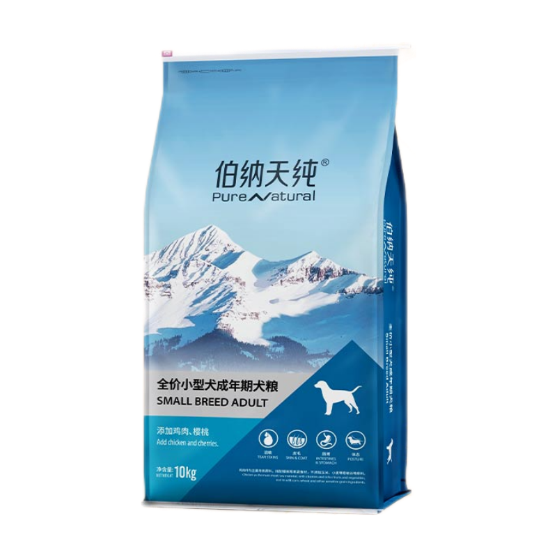 PLUS會員：伯納天純 joy聯(lián)名系列 雞肉櫻桃小型犬成犬狗糧 10kg 215.55元（需領(lǐng)券）