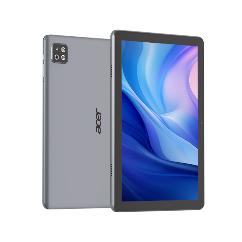宏碁宏碁（acer）平板pad 10.1吋高清全面屏4G插卡全网通话低蓝光护眼娱乐平板电脑8核6G+128G灰A310 458.16元(晒单赠5重礼品)