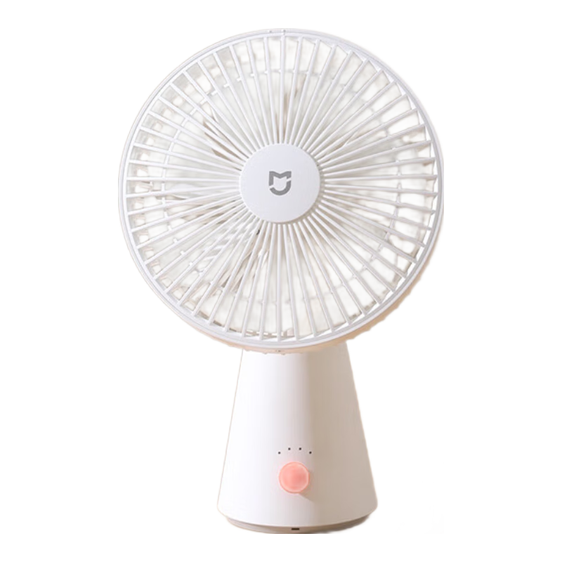 米家 小米桌面小風(fēng)扇心動(dòng)購物季臺(tái)式手持迷你便攜充電風(fēng)扇小型 戶外露營宿舍辦公室家用 7羽葉大風(fēng)量 109.21元