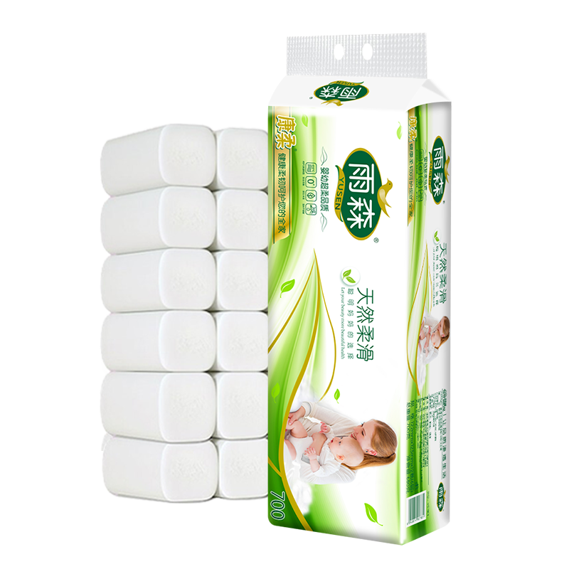 YOOSON/雨森 嬰幼700g 無芯卷紙 6層 1提 6元（需領(lǐng)券）