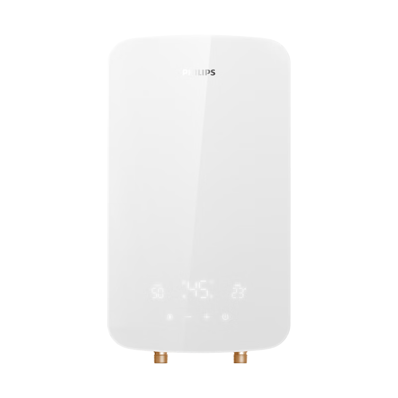 飞利浦（PHILIPS）即热式电热水器【国家补贴15﹪】8500W超白玻璃屏无极变频Ai四季恒温免储水家用洗澡多重安防 8500W 超白玻璃+无感恒温AWH1061 1087.2元
