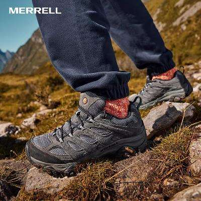 PLUS会员：MERRELL 迈乐 MOAB3 GTX防水徒步鞋 男女同款 533.62元包邮（需凑单）