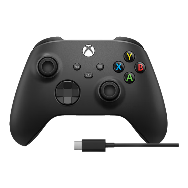 限地区：微软Xbox无线游戏手柄 磨砂黑+USB-C线 蓝牙 适配Xbox/PC/平板/手机  252.8元