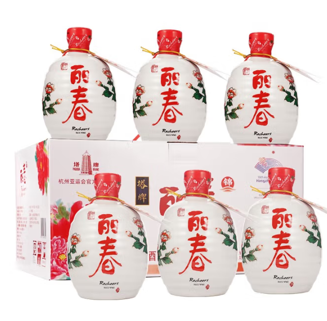 塔牌 十年锦丽春 半干型黄酒 428mL*6瓶 ￥143.6
