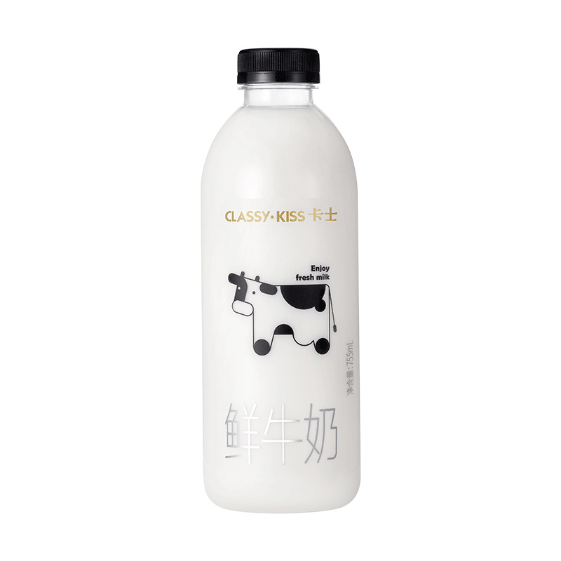 plus会员：卡士 原真态度鲜牛奶755mL 3.8g原生乳蛋白 巴氏杀菌鲜奶*6件 69.54元（需领券，合11.59元/件）