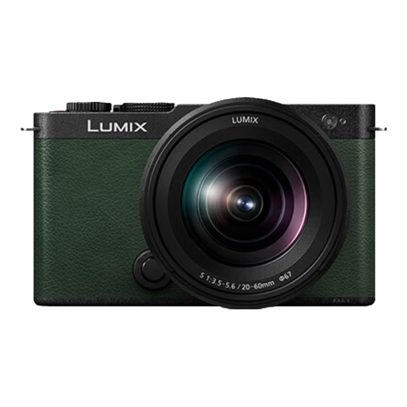 松下S9（20-60mm F3.5-5.6）套机（Panasonic）全画幅微单 实时Lut 滤镜直出 连接app极速分享 橄榄绿 9009.15元包邮