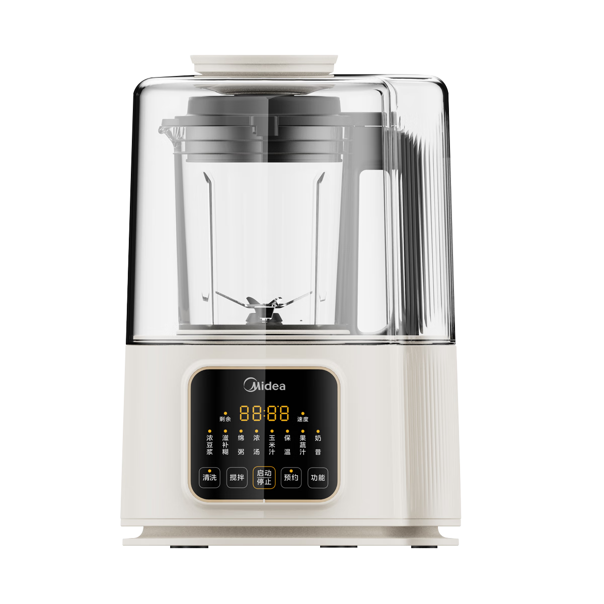 Plus会员：美的 安睡破壁机 1.2L 柔声低音 全自动 隔音罩降噪 低至40分贝 PB40ST11 141.72元