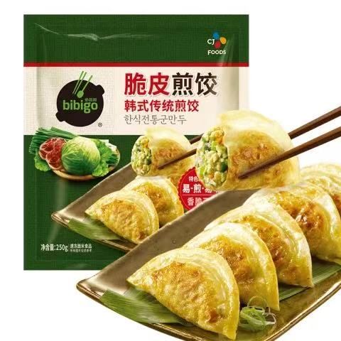 必品閣 脆皮煎餃 韓式烤肉250g （任選10袋） 6.9元（需買10件，需用券）