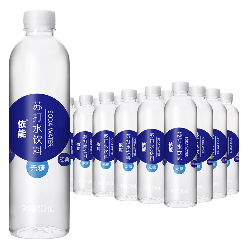 依能 鋅強化 蘇打水飲料 500ml*24瓶 30.02元