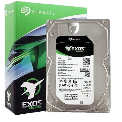 京東PLUS：希捷 銀河Exos 7E10系列 3.5英寸 企業(yè)級硬盤 8TB（CMR、7200rpm、256MB）ST8000NM017B 券后1401.86元