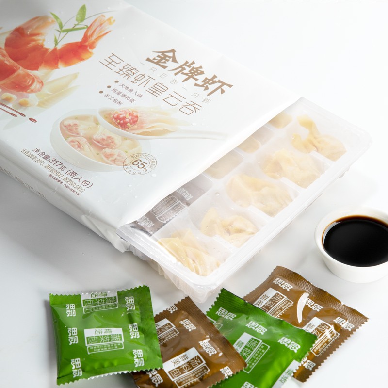 思念 虾 至臻虾皇云吞 317g 16.84元