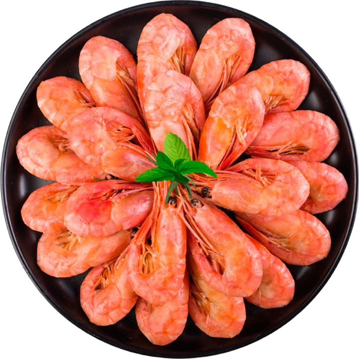 plus会员:鲜京采 海藻头熟冻北极甜虾 净重5斤 90/120规格 225-300只/盒 黑头虾 66.14元/件