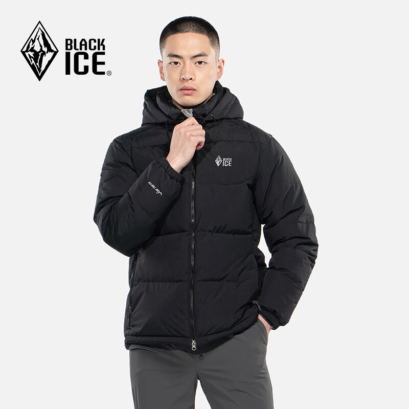 BLACKICE 男士 天枢PLUS 鹅绒700蓬羽绒服 铁灰 XL 券后580.48元