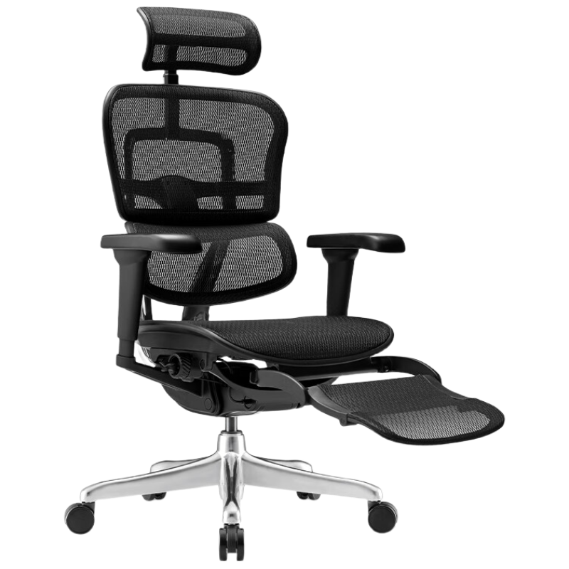 plus會(huì)員：Ergonor保友金豪b雄鷹 人體工學(xué)椅護(hù)腰辦公椅電腦椅電競(jìng)椅 黑色網(wǎng)+躺舒寶 1582.77元（曬單返50元）