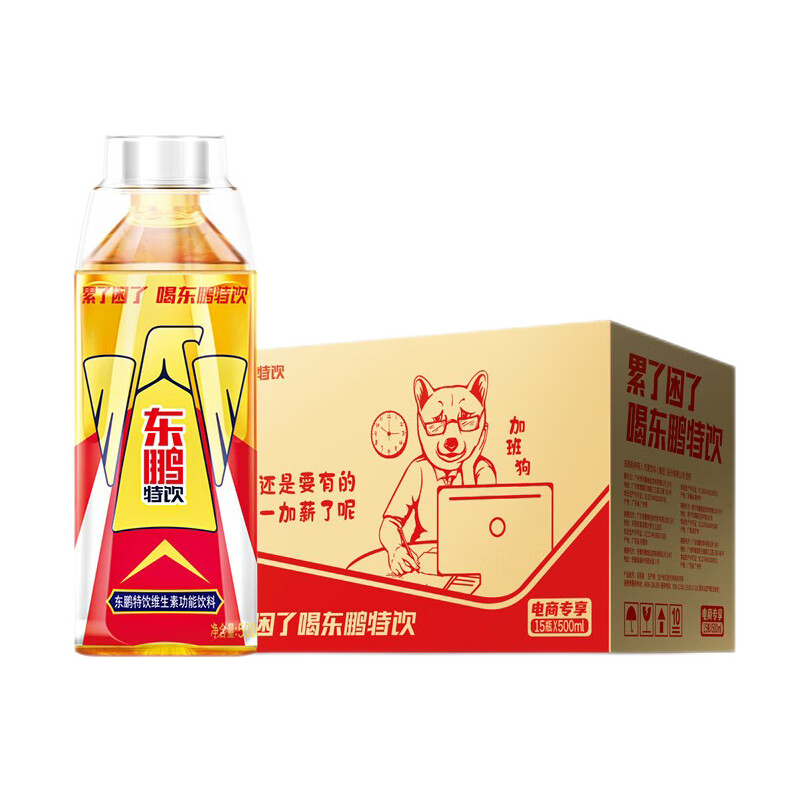 東鵬特飲維生素功能飲料 500ml*4瓶 嘗鮮裝 10.65包郵