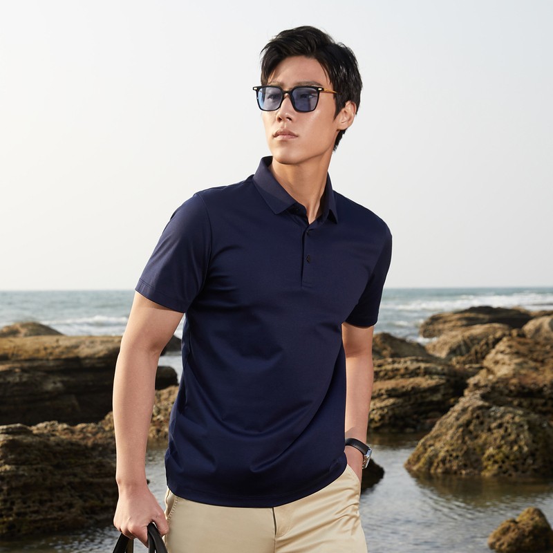 雅戈尔 男士短袖POLO衫 VSPC533033FCA 58.8元