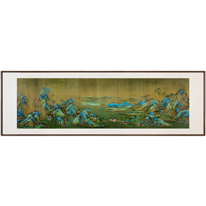 PLUS会员：铜师傅 手工錾刻 铜雕画《千里江山之锦绣河山》装饰画 玄关画 锦绣河山 2323.25元包邮（双重优惠）