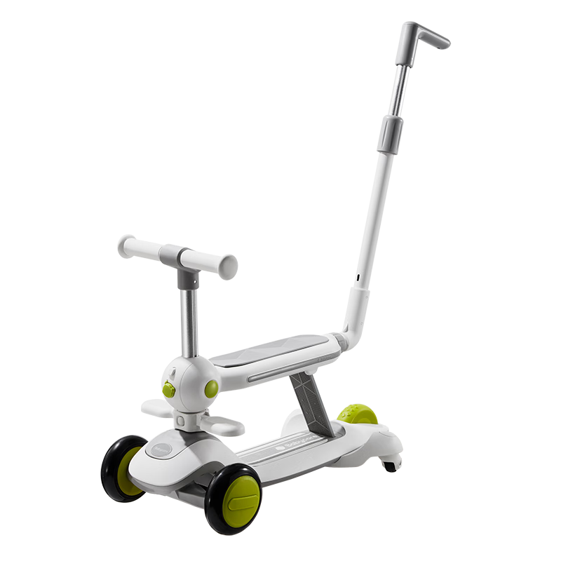 需國(guó)補(bǔ)、PLUS會(huì)員：babycare兒童滑板車1-3-6歲多功能遛娃神器寶寶可坐滑滑車周歲禮物 辛德白 164.2元（需領(lǐng)券）+150返卡+云閃付支付