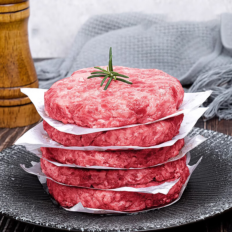 淳鮮四季 FRESH·FOUR SEASONS 澳洲谷飼和牛牛肉漢堡餅120g 7.96元